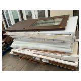 Pallet of assorted interior and exterior doors