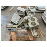 Pallet of assorted nails and hardware