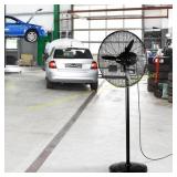 20-Inch Pedestal Floor Fan, Oscillating Black