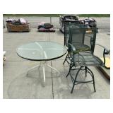 Patio table and chairs