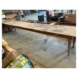 Large Wooden harvest table