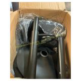 Black adjustable bar stool