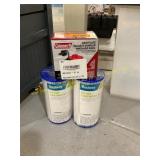 Coleman Rechargeable Pump & 2 Bestway Cartridges