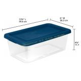 4ct. Sterilite 6-Qt Clear Storage Box