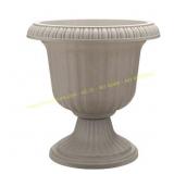 2ct 14 in. Stone Patio Resin Urn Planter