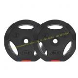 Signature Fitness 15 lb Vinyl Plate (2)