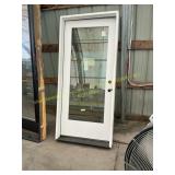 36 in entry door