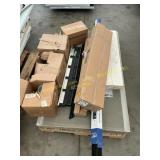 Cement board, siding trim, rail kit