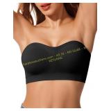 LetsJoli Strapless Push Up Bra Large
