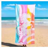 Kids Beach Towel 100% Cotton   Soft Unicorn