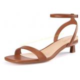 Women Kitten Heel Sandals Sx 10