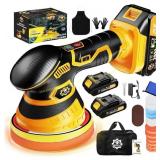 Cordless Car Buffer Polisher Kit, 2x21V