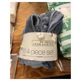 Purely Indulgent 4pc Cotton Bath Towel Set
