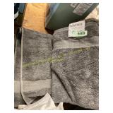 Purely Indulgent 2ct Cotton Bath Towel Gray
