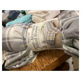 Damaged Berkshire Down Alternative Filled Blanket,