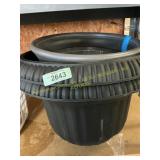 3ct of flower pots