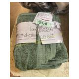Purely Indulgent 4-piece hand towel set
