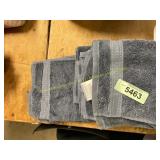 5ct purely indulgent bath towels, 4 wash cloths