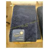 Egyptian Cotton Bath Rug blue