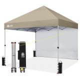 CROWN SHADES 8x8 Pop Up Canopy w/ 1 Wall PINK