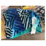 Trident beach towel 40x72in