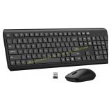 Wireless Keyboard & Mouse Combo, 2.4G Lag-Free