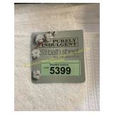 Purely indulgent, 35"x70" cotton bath towel dirty