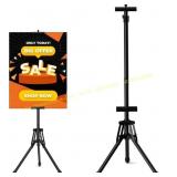WHAUU Double-Sided Sign Stand, 79in Height