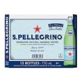 S.Pellegrino Sparkling Water Glass Bottles, 15