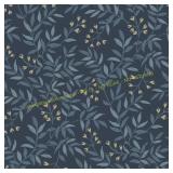 4ct Rolls Chesapeake 56.4-sq ft Blue Ivy Wallpaper