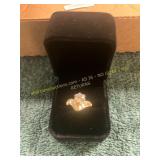 Unverified Vintage Size 7 Engagement Ring