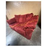 Red love seat