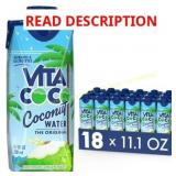 Vita Coco Coconut Water, Pure, 11.1 fl oz