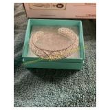 Unverified.925 Sterling Silver Cuff Bracelet