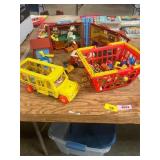 Fisher Price Bus, House, People