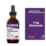 2pk Natrol Sleep Liquid Melatonin, Berry 1mg