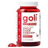 2ct. Goli Zero Sugar Apple Cider Gummies ACV, B12