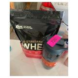 Whey protein powder 1.5lb & shaker bottle 32oz