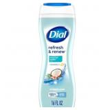 2ct Dial Body Wash, Coconut Water 16 fl oz