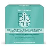 Biotrue Micellar Eyelid Wipes, Fragrance Free