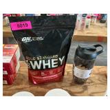 Whey drink and shaker