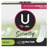 U by Kotex Ultra Thin Pads, Long, 40 ct