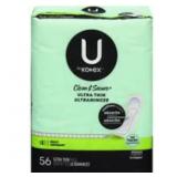U By Kotex Ultra Thin Heavy Pads 56 pads