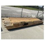 Pallet of assorted lumber