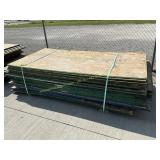 Pallet of OSB board