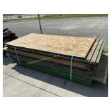 Pallet of OSB board