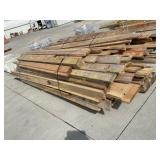 Pallet of assorted lumber