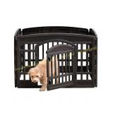 IRIS USA 24" 4-Panel Pet Playpen with Door