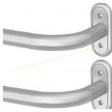 2 Pack Blackout Curtain Rods, 36-88" Silver