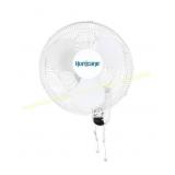 Hurricane 16" 90  Oscillating Wall Fan, White, NO